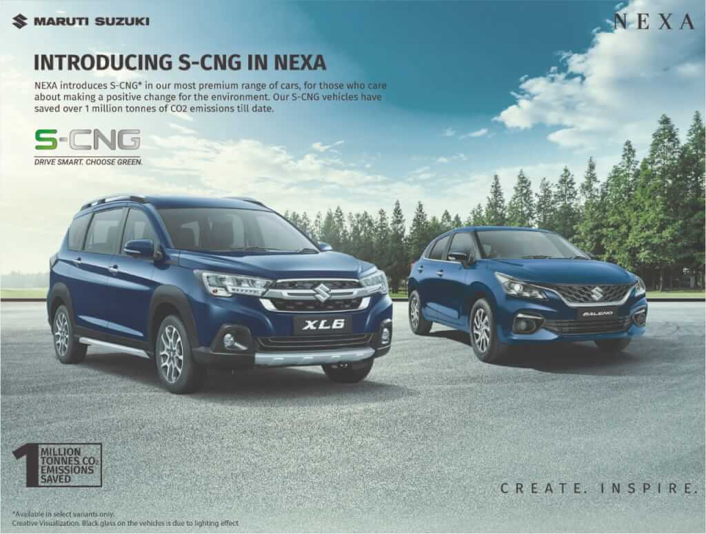 Maruti Suzuki India Limited amplía su cartera de GNC a NEXA
